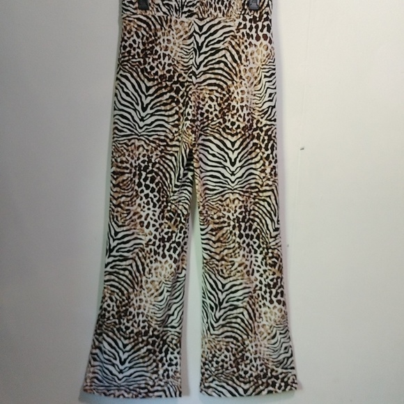 Anne Klein animal print relax fit pants size S - Picture 11 of 16